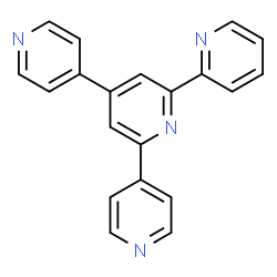 ChemSpider 2D Image | 2-(2-pyridyl)-4,6-bis(4-pyridyl)pyridine | C20H14N4