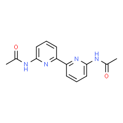 ChemSpider 2D Image | N,N'-2,2'-Bipyridine-6,6'-diyldiacetamide | C14H14N4O2