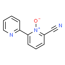ChemSpider 2D Image | 6-(2-Pyridinyl)-2-pyridinecarbonitrile 1-oxide | C11H7N3O