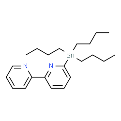 ChemSpider 2D Image | 6-(Tributylstannyl)-2,2'-bipyridine | C22H34N2Sn