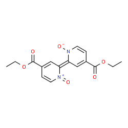 ChemSpider 2D Image | (2E)-4-(Ethoxycarbonyl)-2-[4-(ethoxycarbonyl)-1-oxo-2(1H)-pyridiniumylidene]-1(2H)-pyridinolate | C16H16N2O6