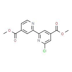 ChemSpider 2D Image | Dimethyl 6-chloro-2,2'-bipyridine-4,4'-dicarboxylate | C14H11ClN2O4