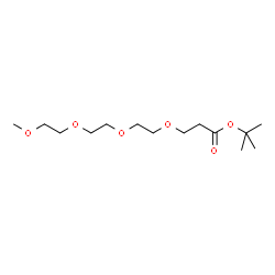 ChemSpider 2D Image | 2-Methyl-2-propanyl 2,5,8,11-tetraoxatetradecan-14-oate | C14H28O6