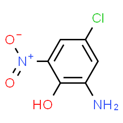 ChemSpider 2D Image | 2-Amino-4-chloro-6-nitrophenol | C6H5ClN2O3