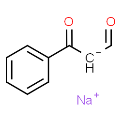 ChemSpider 2D Image | Sodium 1-formyl-2-oxo-2-phenylethanide | C9H7NaO2