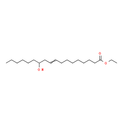 ChemSpider 2D Image | Ethyl 12-hydroxy-9-octadecenoate | C20H38O3