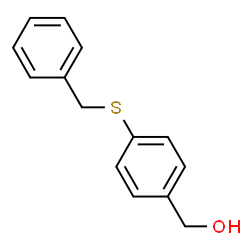ChemSpider 2D Image | [4-(Benzylsulfanyl)phenyl]methanol | C14H14OS