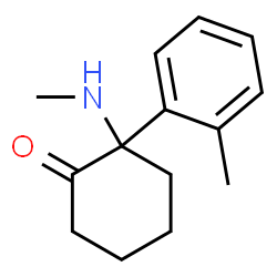 ChemSpider 2D Image | 2-(Methylamino)-2-(2-methylphenyl)cyclohexanone | C14H19NO
