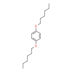 ChemSpider 2D Image | 1,4-Bis(hexyloxy)benzene | C18H30O2