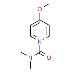 ChemSpider 2D Image | 1-(Dimethylcarbamoyl)-4-methoxypyridinium | C9H13N2O2