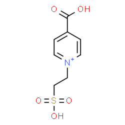 ChemSpider 2D Image | 4-Carboxy-1-(2-sulfoethyl)pyridinium | C8H10NO5S