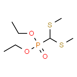 ChemSpider 2D Image | DIETHYL [BIS(METHYLTHIO)METHYL]PHOSPHONATE | C7H17O3PS2