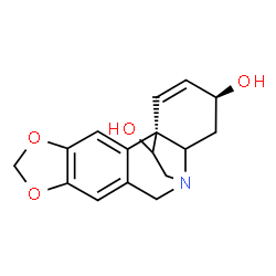 ChemSpider 2D Image | (3beta,19alpha)-1,2-Didehydrocrinan-3,11-diol | C16H17NO4
