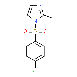 ChemSpider 2D Image | 1-(4-Chloro-benzenesulfonyl)-2-methyl-1H-imidazole | C10H9ClN2O2S