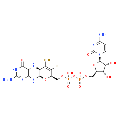 ChemSpider 2D Image | molybdopterin cytosine dinucleotide | C19H26N8O13P2S2