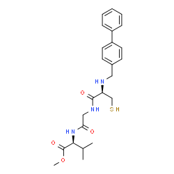 ChemSpider 2D Image | Methyl N-(4-biphenylylmethyl)-L-cysteinylglycyl-L-valinate | C24H31N3O4S