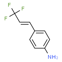ChemSpider 2D Image | 4-[(1E)-3,3,3-Trifluoro-1-propen-1-yl]aniline | C9H8F3N