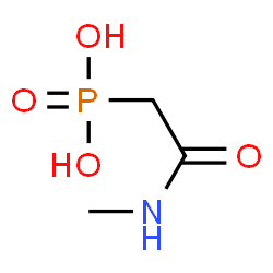 ChemSpider 2D Image | [2-(Methylamino)-2-oxoethyl]phosphonic acid | C3H8NO4P