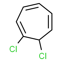 ChemSpider 2D Image | 1,7-Dichloro-1,3,5-cycloheptatriene | C7H6Cl2