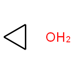 ChemSpider 2D Image | Cyclopropane hydrate (1:1) | C3H8O