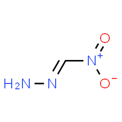 ChemSpider 2D Image | (1E)-(Nitromethylene)hydrazine | CH3N3O2