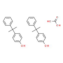 ChemSpider 2D Image | Carbonic acid - 4-(2-phenyl-2-propanyl)phenol (1:2) | C31H34O5