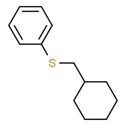 ChemSpider 2D Image | [(Cyclohexylmethyl)sulfanyl]benzene | C13H18S