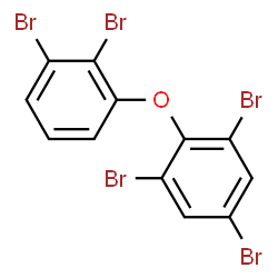 ChemSpider 2D Image | 2,2',3,4',6'-PENTABROMODIPHENYL ETHER | C12H5Br5O