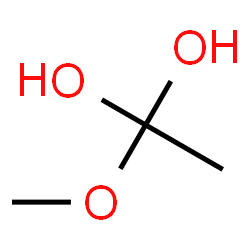 ChemSpider 2D Image | 1-Methoxy-1,1-ethanediol | C3H8O3