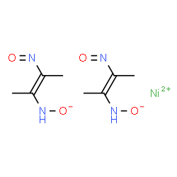 ChemSpider 2D Image | Nickel(2+) bis({[(2E)-3-nitroso-2-buten-2-yl]amino}oxidanide) | C8H14N4NiO4