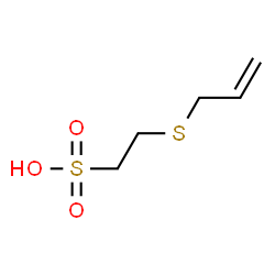 ChemSpider 2D Image | 2-(Allylsulfanyl)ethanesulfonic acid | C5H10O3S2