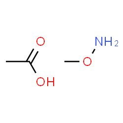 ChemSpider 2D Image | (Aminooxy)methane acetate (1:1) | C3H9NO3