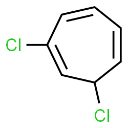 ChemSpider 2D Image | 2,7-Dichloro-1,3,5-cycloheptatriene | C7H6Cl2