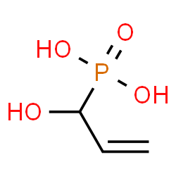 ChemSpider 2D Image | (1-Hydroxy-2-propen-1-yl)phosphonic acid | C3H7O4P