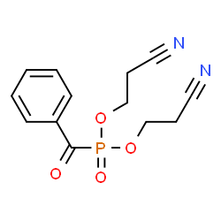 ChemSpider 2D Image | Bis(2-cyanoethyl) benzoylphosphonate | C13H13N2O4P