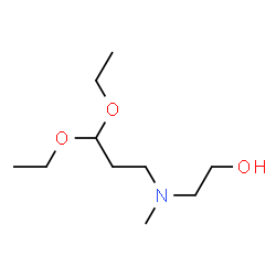 ChemSpider 2D Image | 2-[(3,3-Diethoxypropyl)(methyl)amino]ethanol | C10H23NO3