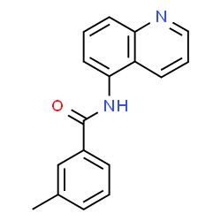 ChemSpider 2D Image | 3-Methyl-N-(5-quinolinyl)benzamide | C17H14N2O