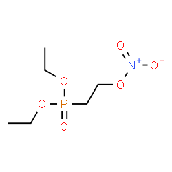 ChemSpider 2D Image | Diethyl [2-(nitrooxy)ethyl]phosphonate | C6H14NO6P