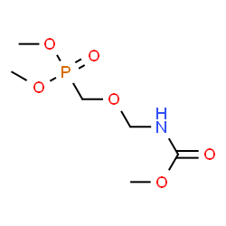 ChemSpider 2D Image | Dimethyl ({[(methoxycarbonyl)amino]methoxy}methyl)phosphonate | C6H14NO6P
