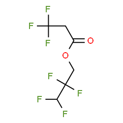ChemSpider 2D Image | 2,2,3,3-Tetrafluoropropyl 3,3,3-trifluoropropanoate | C6H5F7O2