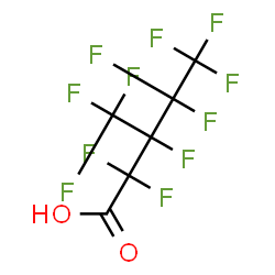 ChemSpider 2D Image | 2,2,3,4,4,5,5,5-Octafluoro-3-(trifluoromethyl)pentanoic acid | C6HF11O2