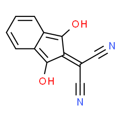 ChemSpider 2D Image | (1,3-Dihydroxy-2H-inden-2-ylidene)malononitrile | C12H6N2O2
