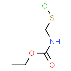 ChemSpider 2D Image | Ethyl [(chlorosulfanyl)methyl]carbamate | C4H8ClNO2S