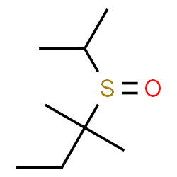 ChemSpider 2D Image | 2-(Isopropylsulfinyl)-2-methylbutane | C8H18OS