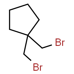 ChemSpider 2D Image | 1,1-Bis(bromomethyl)cyclopentane | C7H12Br2