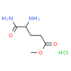 ChemSpider 2D Image | Methyl alpha-glutaminate hydrochloride (1:1) | C6H13ClN2O3