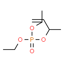 ChemSpider 2D Image | 3-Buten-2-yl diethyl phosphate | C8H17O4P