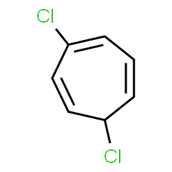 ChemSpider 2D Image | 3,7-Dichloro-1,3,5-cycloheptatriene | C7H6Cl2