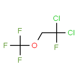ChemSpider 2D Image | 1,1-Dichloro-1-fluoro-2-(trifluoromethoxy)ethane | C3H2Cl2F4O