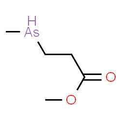 ChemSpider 2D Image | Methyl 3-(methylarsino)propanoate | C5H11AsO2